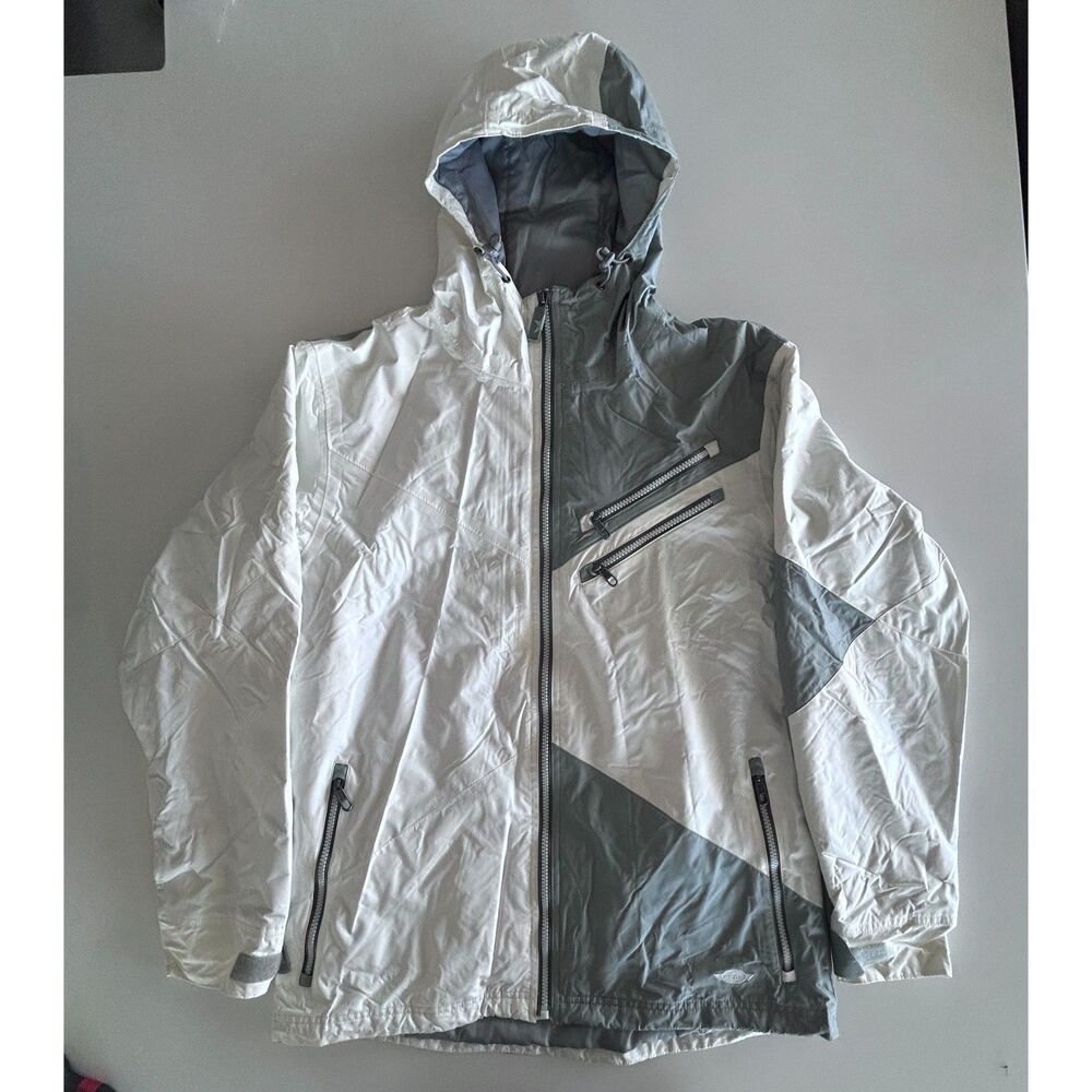 SIMS Ultimate Equipment Gray/White Colorblock Hooded Jacket – Size M